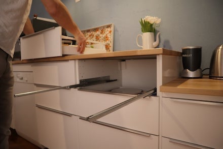 Ikea Schublade ausbauen und ablegen